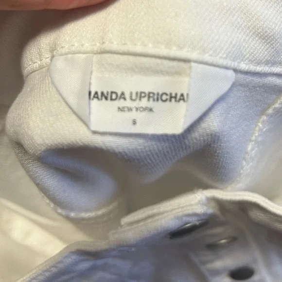 Amanda Uprichard Teyana Dress - White Denim